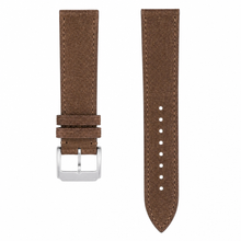 Brown Suede Leather Watch Strap