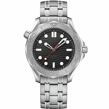 Diver Style Watch with Black Dial 42mm