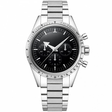 Chronograph Watch Silver Stainless Steel 39mm