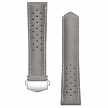 Gray Leather Watch Strap 39mm