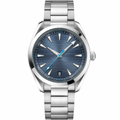 Blue dial stainless steel 41mm watch product photo