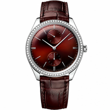 Dress Watch Red Dial Leather Strap 40mm