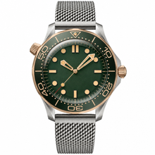 Diver Style Watch Green Dial 42mm