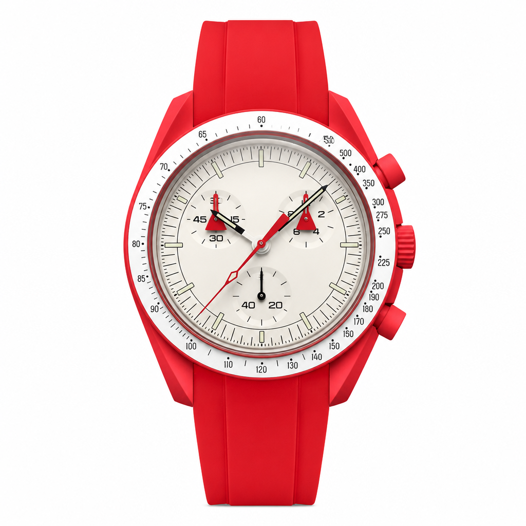 Dress Watch Burgundy Rubber product photo