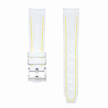 White Rubber Watch Strap